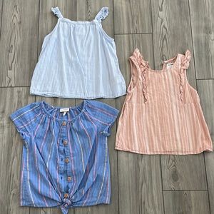 Girls tops (size 7-8)